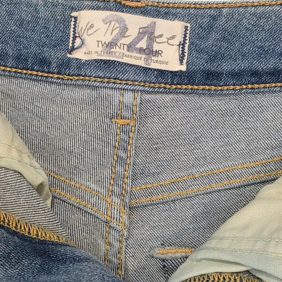 We The Free Free People Raw Hem High Rise Jegging Jeans 24 (XS/0) NWT - Picture 8 of 11